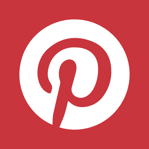 Pinterest social media logotype logo icon