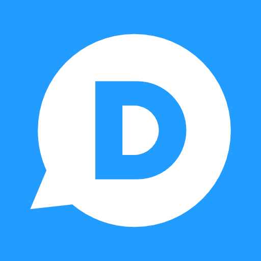 Disqus logotype social network logos icon