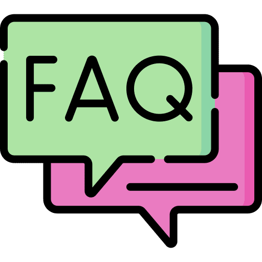 Faq answer chat box conversation icon