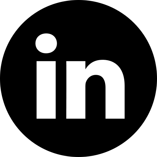 Linkedin in logo social media marketing icon