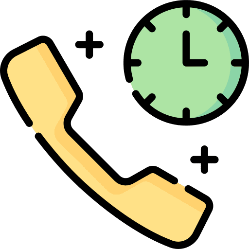 Call time call phone icon Call time call phone icon