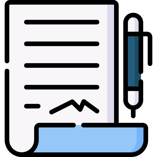 Contract pen paper write icon Contract pen paper write icon