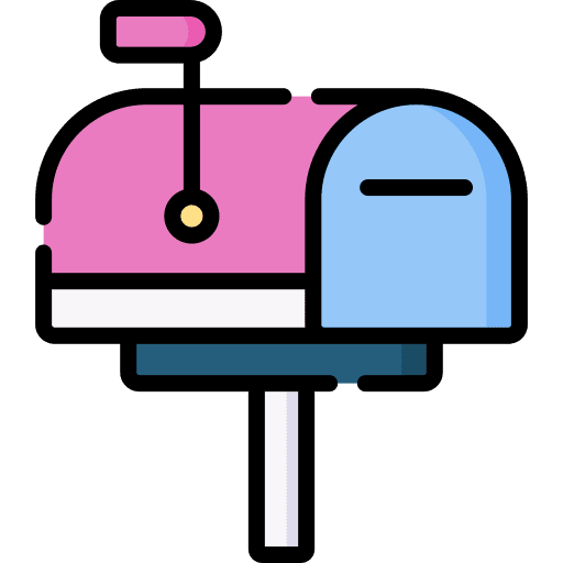 Mailbox post mail box letterbox icon Mailbox post mail box letterbox icon