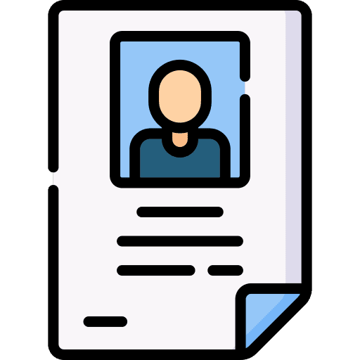 Profile text data file icon Profile text data file icon