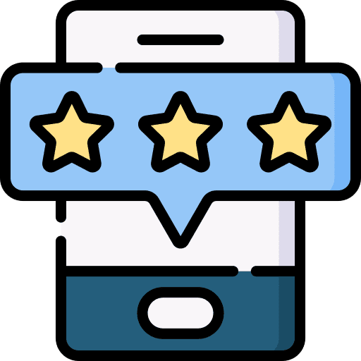 Rating mobile phone smartphone assessment icon Rating mobile phone smartphone assessment icon