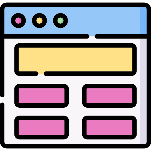 Template content news window icon Template content news window icon