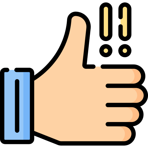 Thumbs up good job better thumb up icon