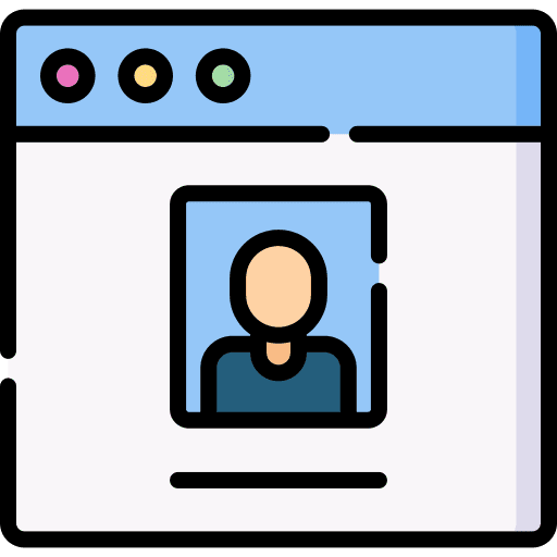 User window user seo and web icon