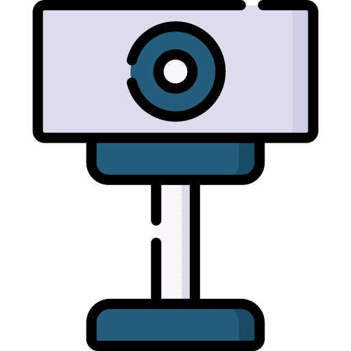 Webcam video technology electronics icon Webcam video technology electronics icon