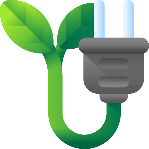 Energy green energy ecology charging icon