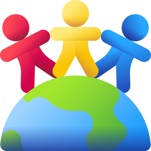 Together international worldwide citizen icon