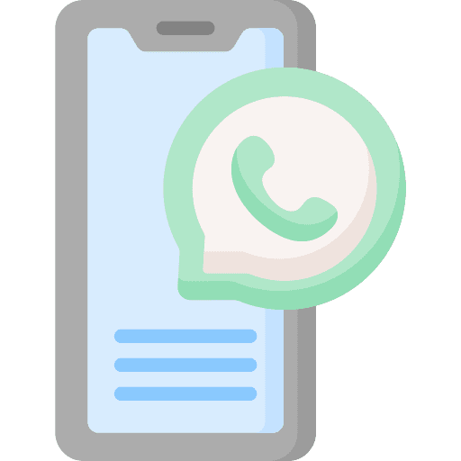 Chat social media message whatsapp icon
