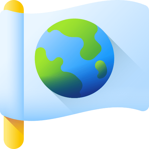 Flag flag earth geography icon Flag flag earth geography icon