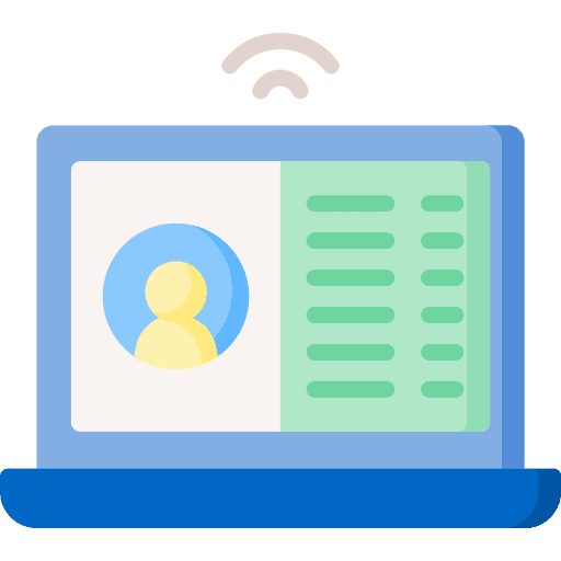 Chat communications support call center agent icon Chat communications support call center agent icon