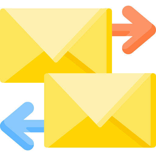 Exchange mails communications envelope exchange mails icon Exchange mails communications envelope exchange mails icon