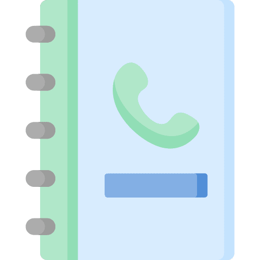 Phone book phone directory guide icon