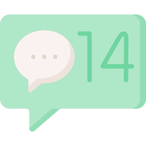 New message chat bubble communications social media icon New message chat bubble communications social media icon