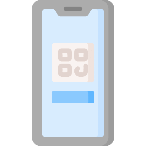 Qr code ui secure link icon Qr code ui secure link icon