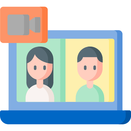Video call video call meeting online icon Video call video call meeting online icon