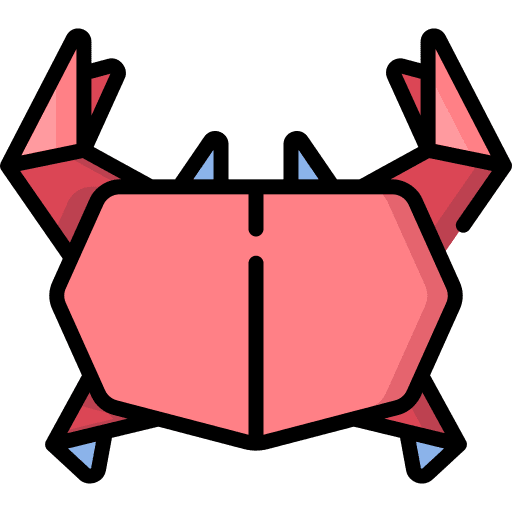 Crab art and design art crab icon