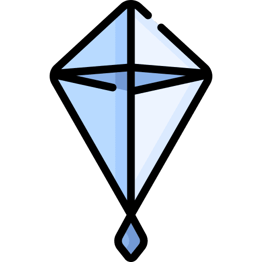 Kite paper kite fold icon Kite paper kite fold icon