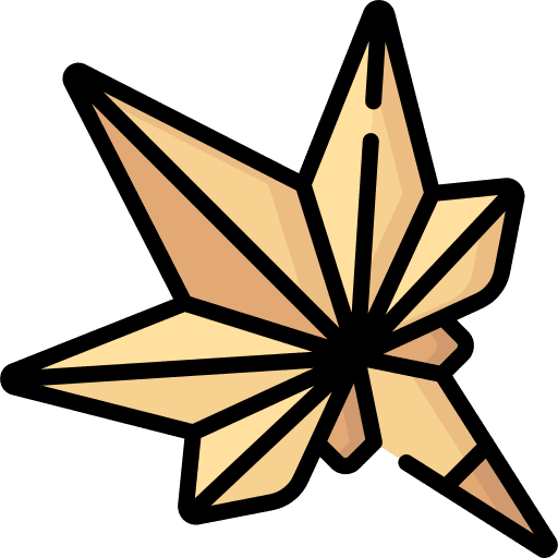 Leaf fold art and design nature icon Leaf fold art and design nature icon