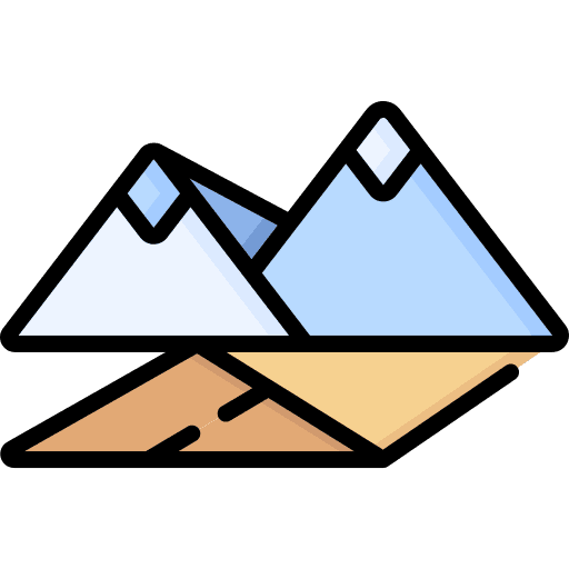 Mountain art and design origami mountain icon Mountain art and design origami mountain icon