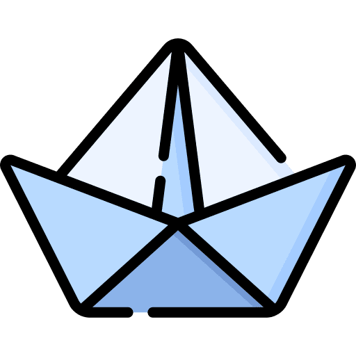 Boat boat paper art and design icon Boat boat paper art and design icon