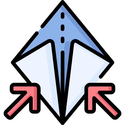 Origami arrow art origami icon Origami arrow art origami icon