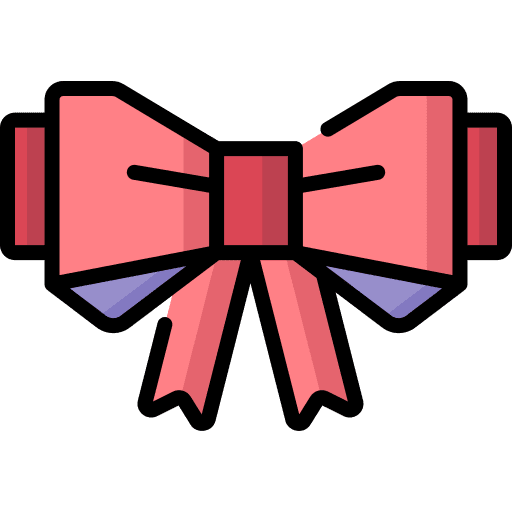 Ribbon origami craft art icon Ribbon origami craft art icon