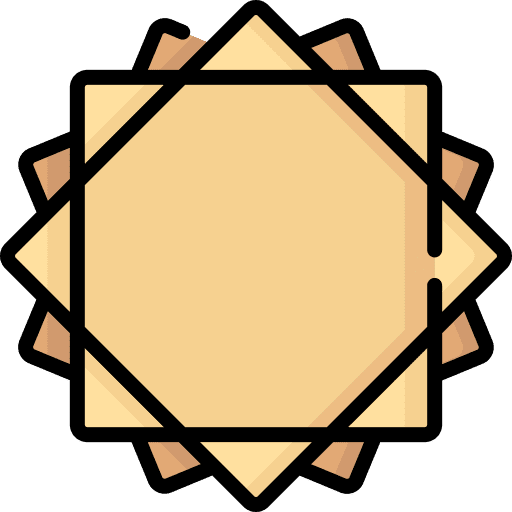 Sun art and design origami craft icon Sun art and design origami craft icon