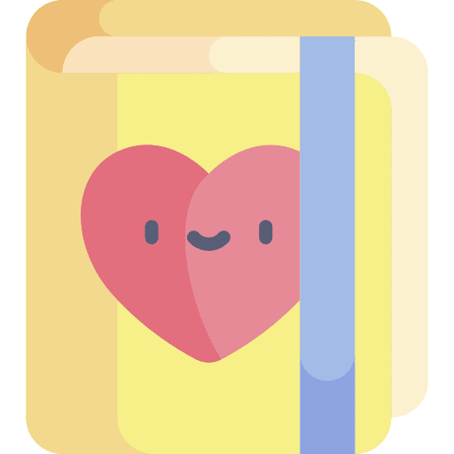 Diary files and folders diary paper icon