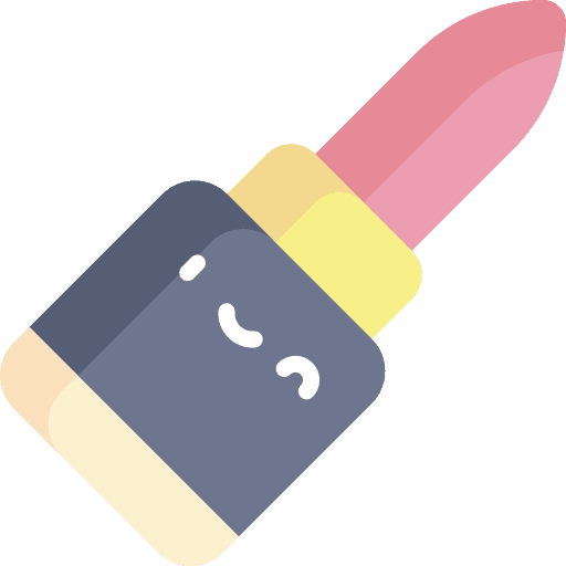 Lipstick beauty cosmetics feminine icon Lipstick beauty cosmetics feminine icon