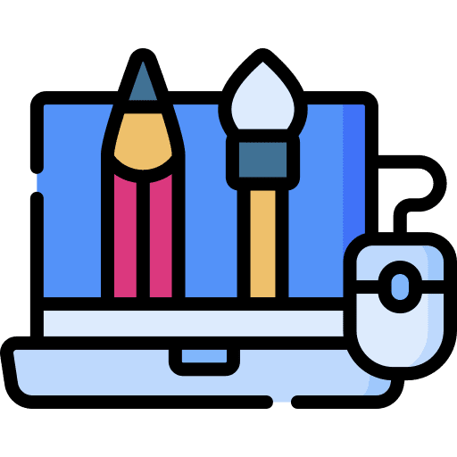 Graphic design drawing tablet pencil icon