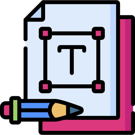 Typography typography ui pencil icon