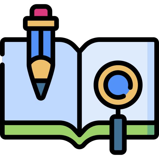 Research reading read loupe icon Research reading read loupe icon