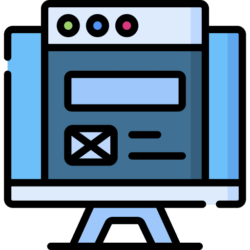 Web design ui seo and web window icon Web design ui seo and web window icon