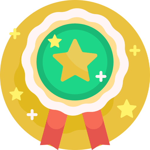 Badge star sports and competition award icon Badge star sports and competition award icon