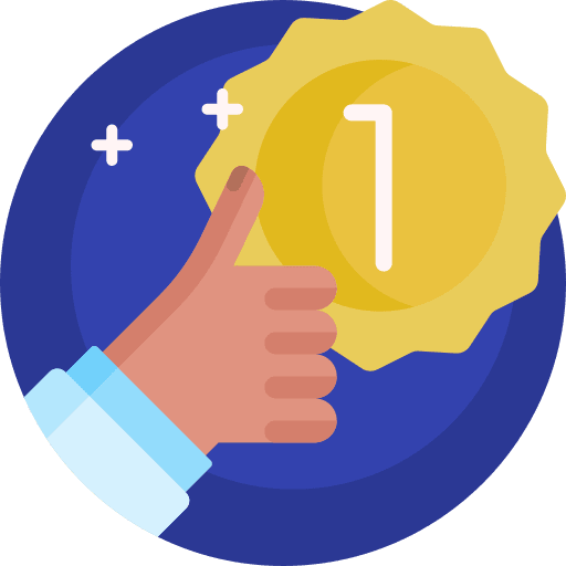 Like badge winner medal icon Like badge winner medal icon