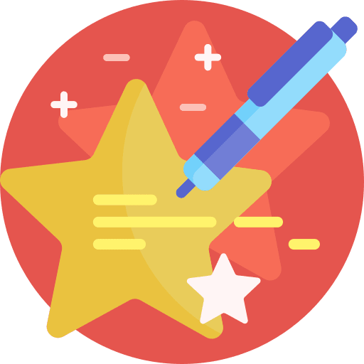 Write review communications feedback icon Write review communications feedback icon