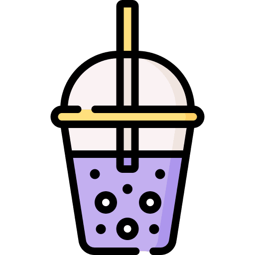Bubble tea bubble tea food and restaurant sweet icon