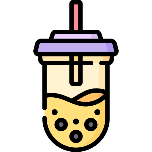 Milk tea milk tea pearl food and restaurant icon Milk tea milk tea pearl food and restaurant icon