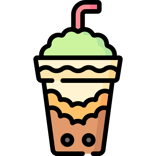 Bubble tea glass straw bubble tea icon Bubble tea glass straw bubble tea icon