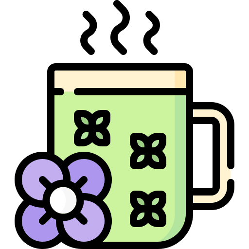 Herbal tea beverage glass drink icon Herbal tea beverage glass drink icon
