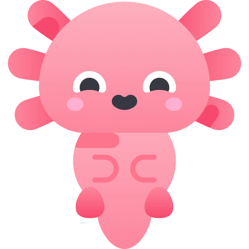 Axolotl nature animal sea icon Axolotl nature animal sea icon
