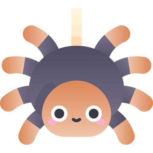 Tarantula dangerous scary animals icon