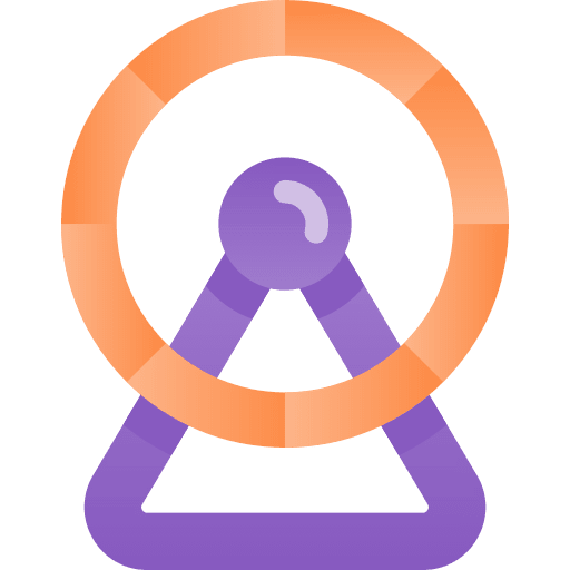 Hamster wheel animals pet shop exercise icon Hamster wheel animals pet shop exercise icon