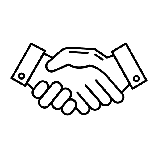Handshake agree deal agreement icon