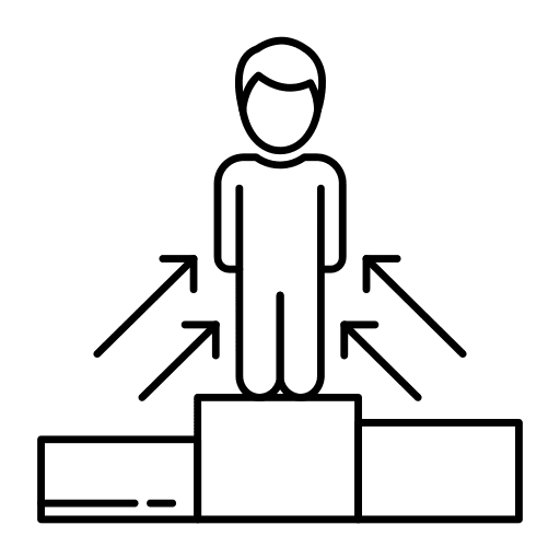 Leader people sports and competition leader icon