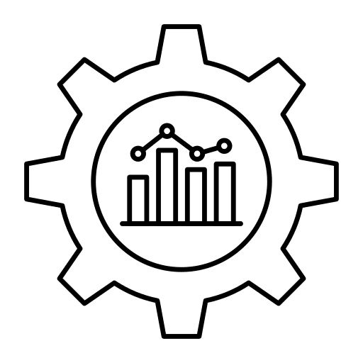 Setting bar chart statistics gear icon
